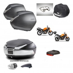 SHAD Baul SH48 tapa respaldo + soporte montaje maletas SH36 accesorios KIT-461731