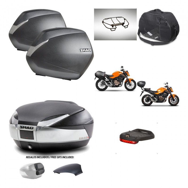 SHAD Trunk SH48 backrest cover + mounting bracket SH36 suitcases accessories KIT-461731