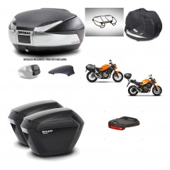 SHAD Suitcases sh23 + mounting bracket trunk SH48 backrest cover accessories KIT-461733