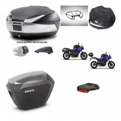 SHAD SH23 alu suitcases + mounting bracket SH48 trunk backrest cover accessories KIT-461741