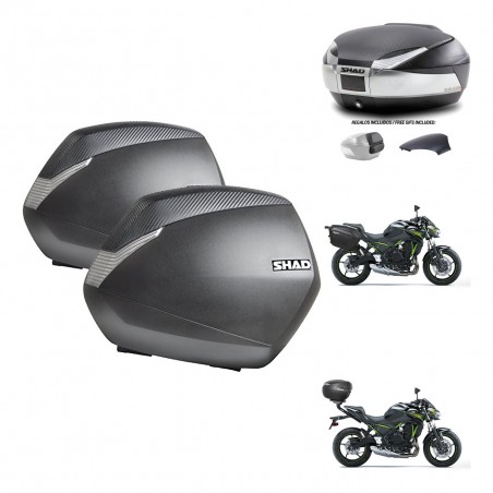 SHAD Trunk SH48 backrest cover + mounting bracket SH36 suitcases KIT-461742