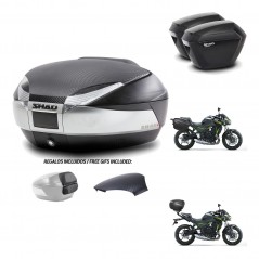 SHAD Maletas sh23 + soporte montaje baul SH48 tapa respaldo KIT-461744