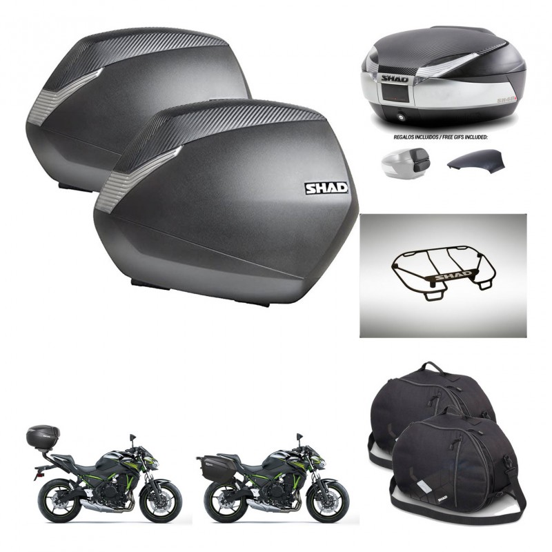 SHAD Baul SH48 tapa respaldo + soporte montaje maletas SH36 accesorios KIT-461755