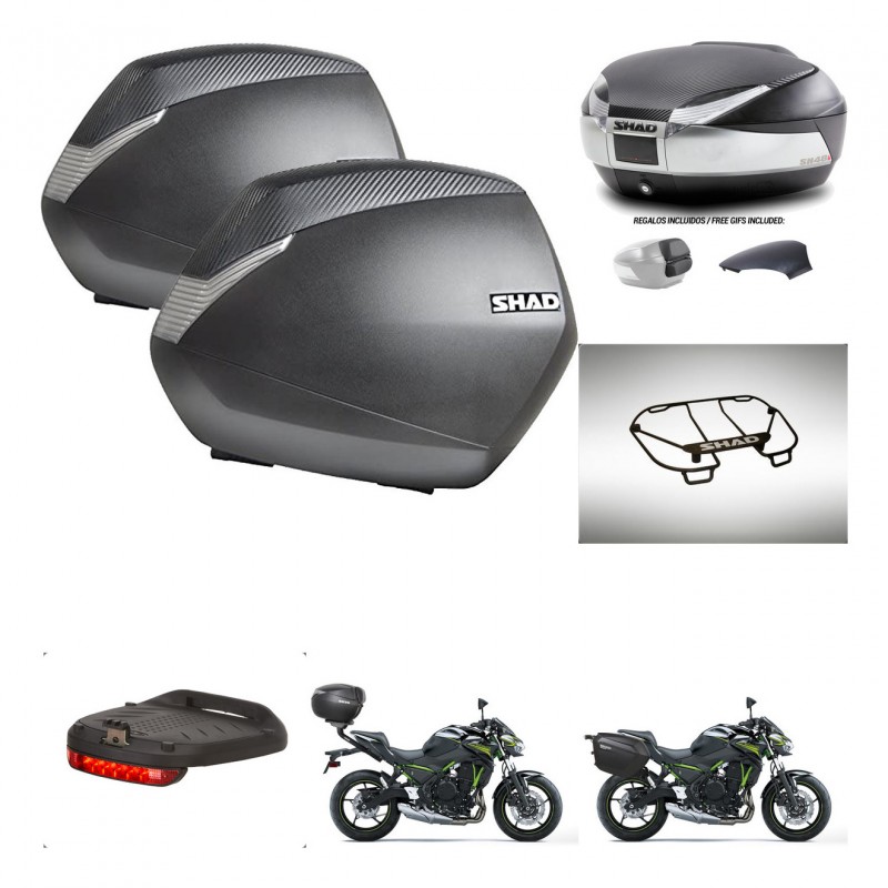 SHAD Trunk SH48 backrest cover + mounting bracket SH36 suitcases accessories KIT-461760