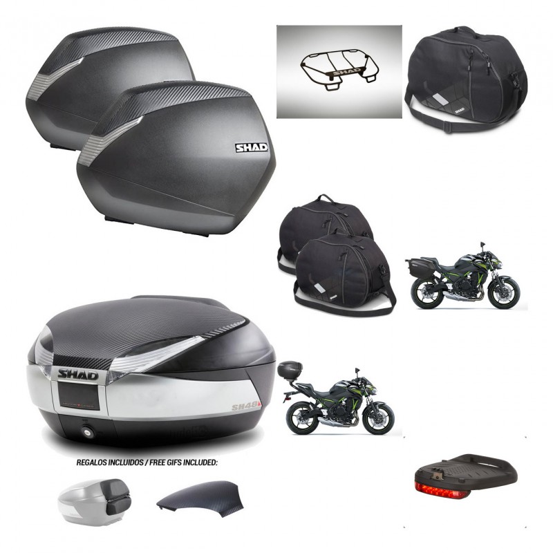 SHAD Baul SH48 tapa respaldo + soporte montaje maletas SH36 accesorios KIT-461773