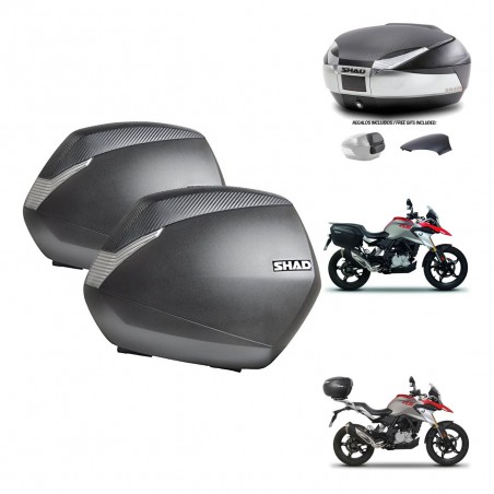 SHAD Trunk SH48 backrest cover + mounting bracket SH36 suitcases KIT-461778