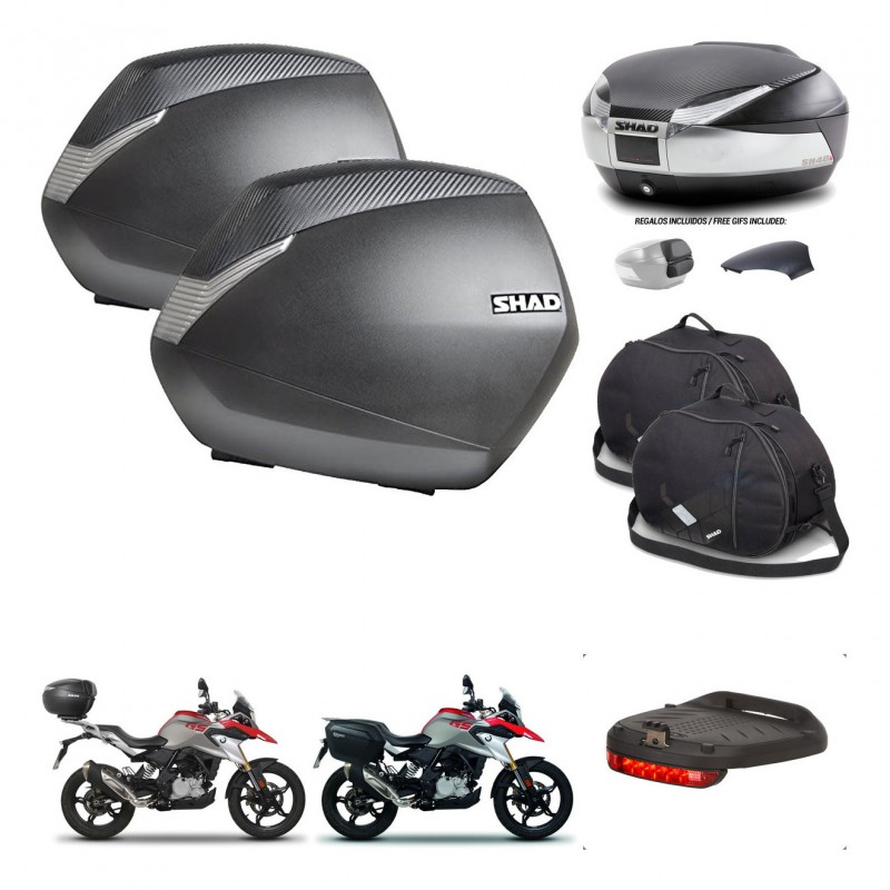 SHAD Trunk SH48 backrest cover + mounting bracket SH36 suitcases accessories KIT-461785