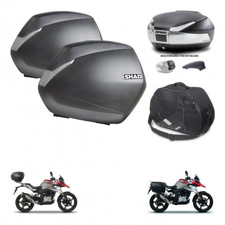 SHAD Trunk SH48 backrest cover + mounting bracket SH36 suitcases accessories KIT-461790