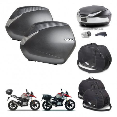 SHAD Trunk SH48 backrest cover + mounting bracket SH36 suitcases accessories KIT-461791