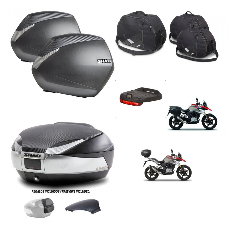 SHAD Trunk SH48 backrest cover + mounting bracket SH36 suitcases accessories KIT-461797