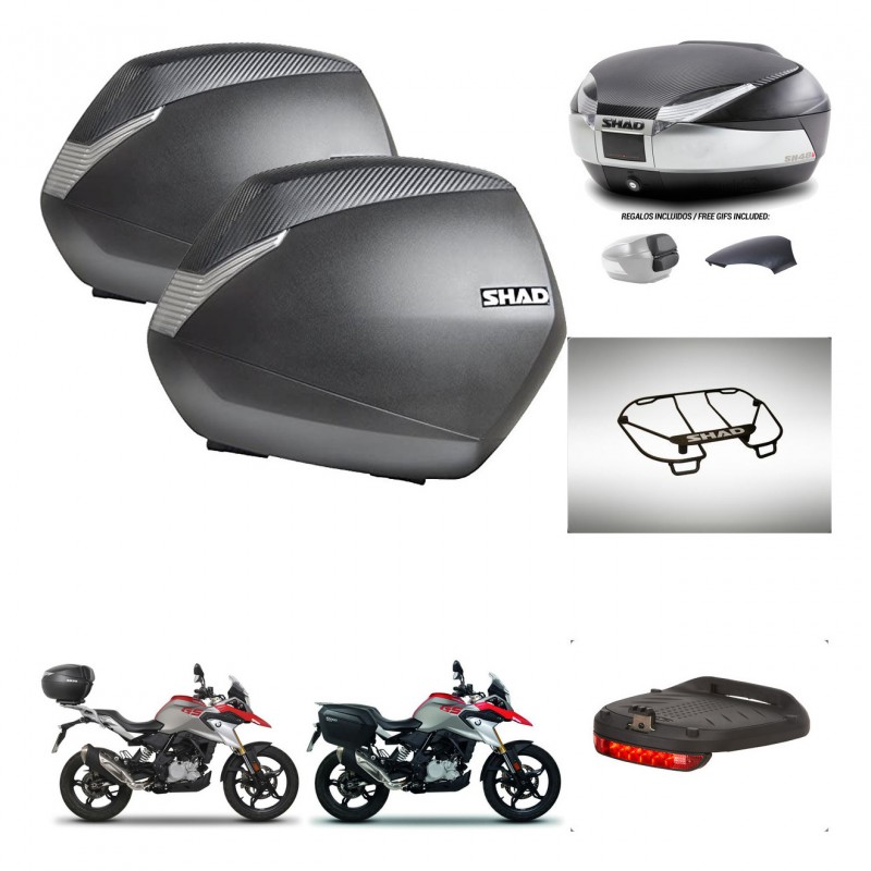 SHAD Trunk SH48 backrest cover + mounting bracket SH36 suitcases accessories KIT-461808