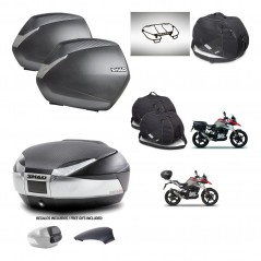SHAD Baul SH48 tapa respaldo + soporte montaje maletas SH36 accesorios KIT-461815