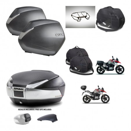 SHAD Trunk SH48 backrest cover + mounting bracket SH36 suitcases accessories KIT-461815