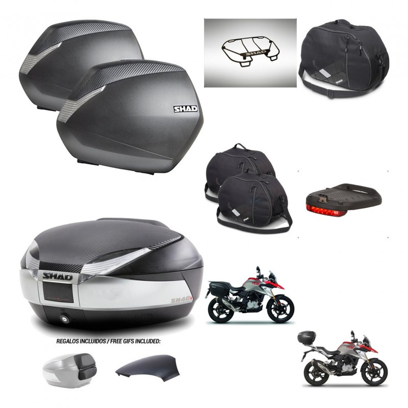 SHAD Trunk SH48 backrest cover + mounting bracket SH36 suitcases accessories KIT-461821