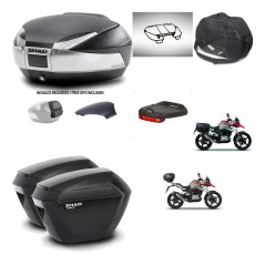 SHAD Suitcases sh23 + mounting bracket trunk SH48 backrest cover accessories KIT-461822