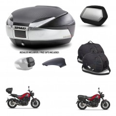 SHAD SH35 PREMIUM suitcases + mounting bracket SH48 trunk backrest cover accessories KIT-461830