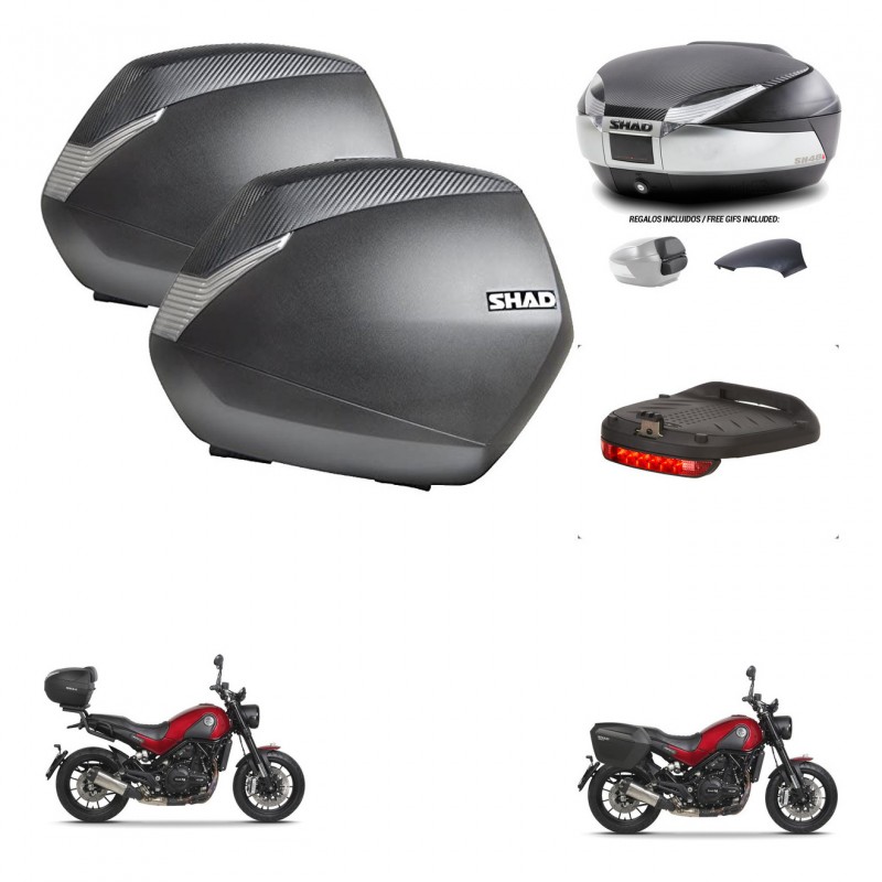 SHAD Trunk SH48 backrest cover + mounting bracket SH36 suitcases accessories KIT-461832
