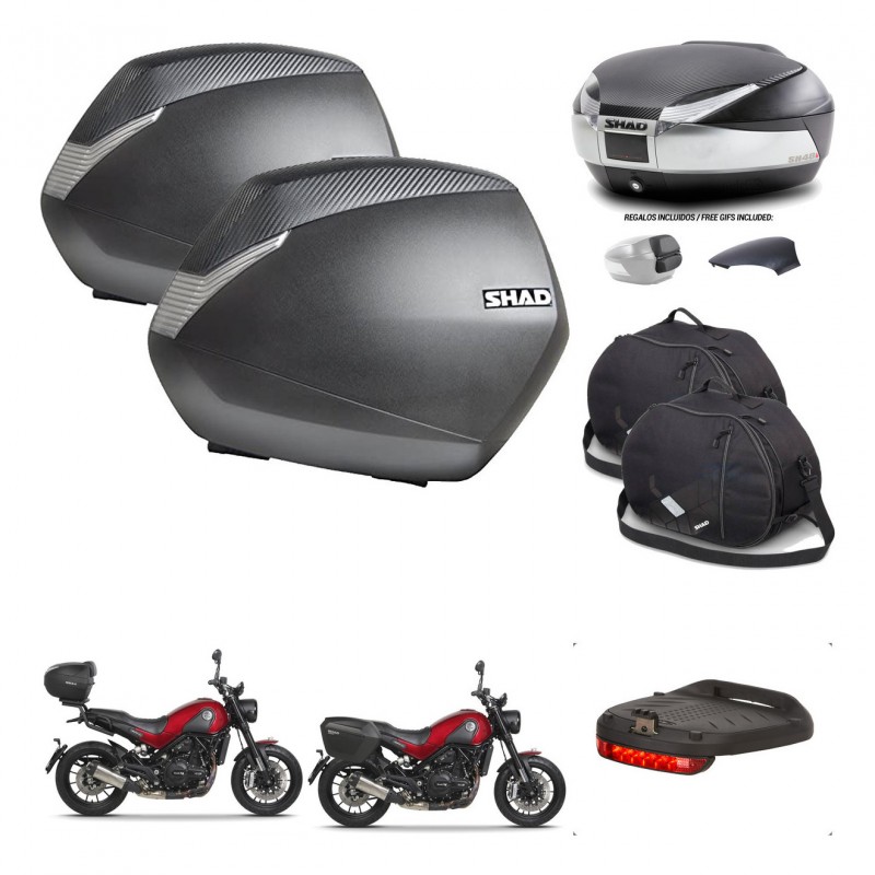 SHAD Trunk SH48 backrest cover + mounting bracket SH36 suitcases accessories KIT-461833
