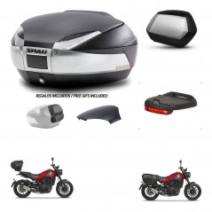 SHAD SH35 PREMIUM suitcases + mounting bracket SH48 trunk backrest cover accessories KIT-461835
