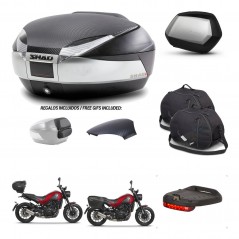 SHAD SH35 PREMIUM suitcases + mounting bracket SH48 trunk backrest cover accessories KIT-461836
