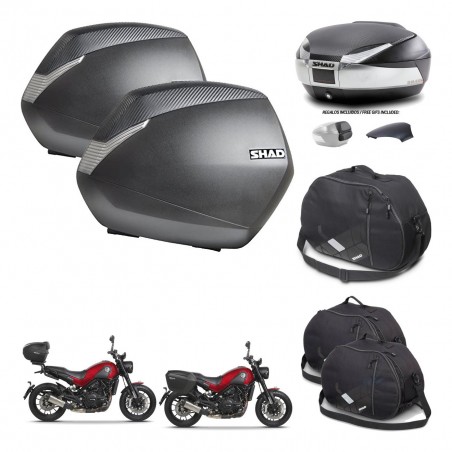 SHAD Baul SH48 tapa respaldo + soporte montaje maletas SH36 accesorios KIT-461839