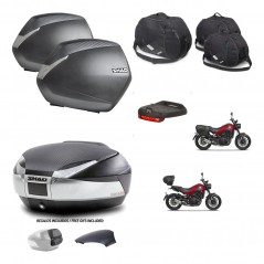 SHAD Baul SH48 tapa respaldo + soporte montaje maletas SH36 accesorios KIT-461845