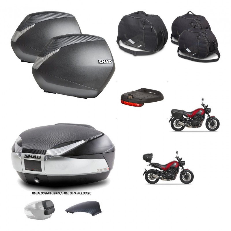 SHAD Trunk SH48 backrest cover + mounting bracket SH36 suitcases accessories KIT-461845