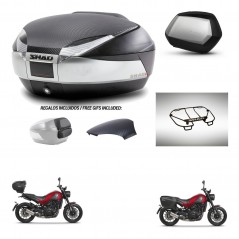 SHAD SH35 PREMIUM suitcases + mounting bracket SH48 trunk backrest cover accessories KIT-461853