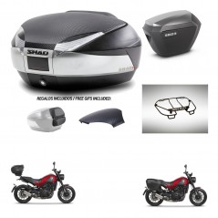 SHAD Maletas sh23 alu + soporte montaje baul SH48 tapa respaldo accesorios KIT-461855