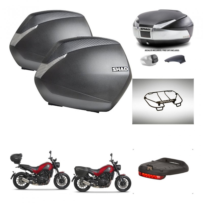 SHAD Trunk SH48 backrest cover + mounting bracket SH36 suitcases accessories KIT-461856