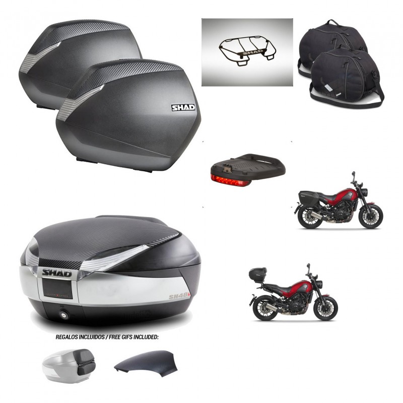 SHAD Trunk SH48 backrest cover + mounting bracket SH36 suitcases accessories KIT-461857