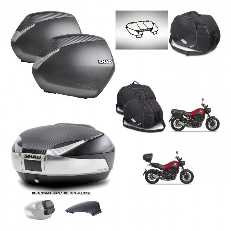 SHAD Trunk SH48 backrest cover + mounting bracket SH36 suitcases accessories KIT-461863