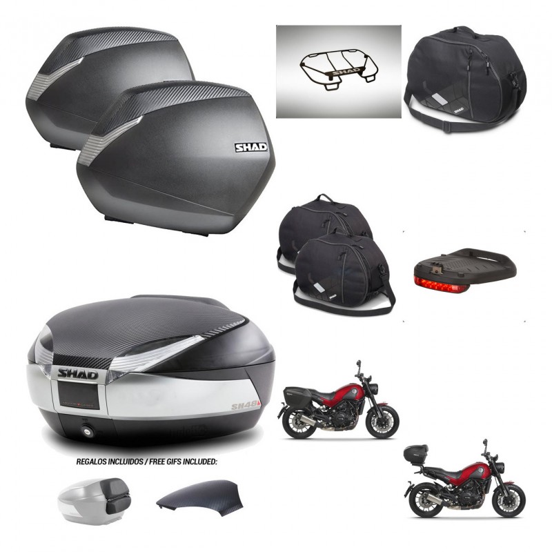 SHAD Trunk SH48 backrest cover + mounting bracket SH36 suitcases accessories KIT-461869