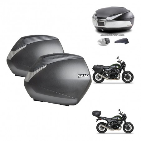 SHAD Baul SH48 tapa respaldo + soporte montaje maletas SH36 KIT-461874