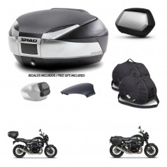 SHAD SH35 PREMIUM suitcases + mounting bracket SH48 trunk backrest cover accessories KIT-461878