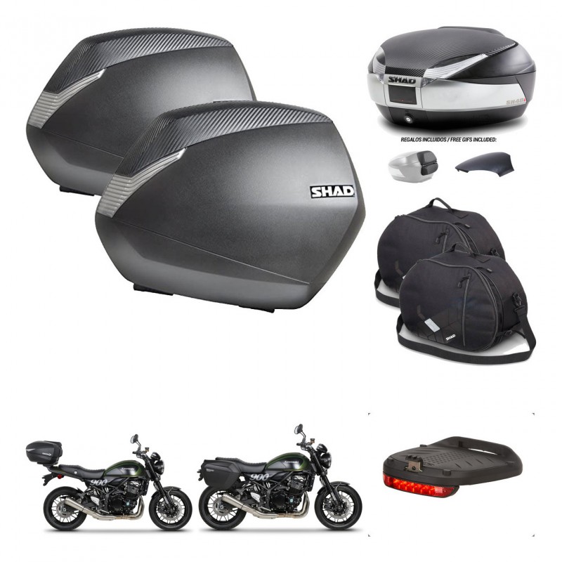 SHAD Baul SH48 tapa respaldo + soporte montaje maletas SH36 accesorios KIT-461881