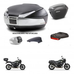 SHAD SH23 alu suitcases + mounting bracket SH48 trunk backrest cover accessories KIT-461885