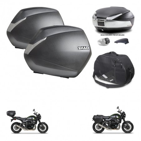 SHAD Baul SH48 tapa respaldo + soporte montaje maletas SH36 accesorios KIT-461886