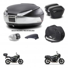 SHAD Maletas sh23 + soporte montaje baul SH48 tapa respaldo accesorios KIT-461888