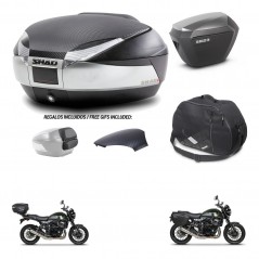 SHAD Maletas sh23 alu + soporte montaje baul SH48 tapa respaldo accesorios KIT-461891