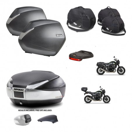 SHAD Baul SH48 tapa respaldo + soporte montaje maletas SH36 accesorios KIT-461893