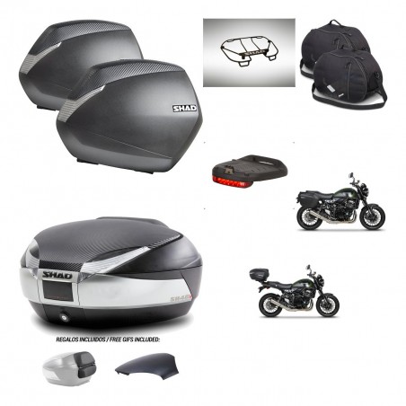 SHAD Baul SH48 tapa respaldo + soporte montaje maletas SH36 accesorios KIT-461905