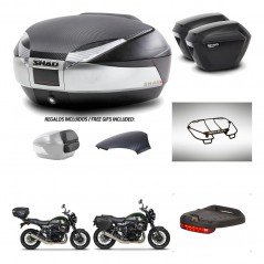 SHAD Maletas sh23 + soporte montaje baul SH48 tapa respaldo accesorios KIT-461906