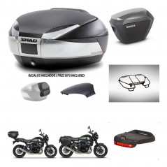 SHAD SH23 alu suitcases + mounting bracket SH48 trunk backrest cover accessories KIT-461909