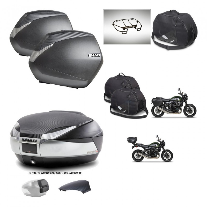 SHAD Baul SH48 tapa respaldo + soporte montaje maletas SH36 accesorios KIT-461911