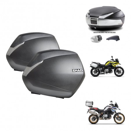 SHAD Baul SH48 tapa respaldo + soporte montaje maletas SH36 KIT-461922