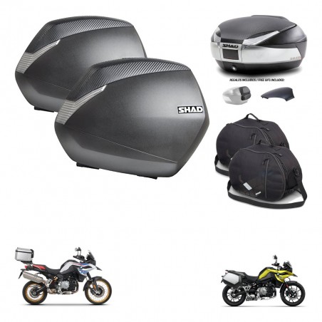 SHAD Trunk SH48 backrest cover + mounting bracket SH36 suitcases accessories KIT-461923