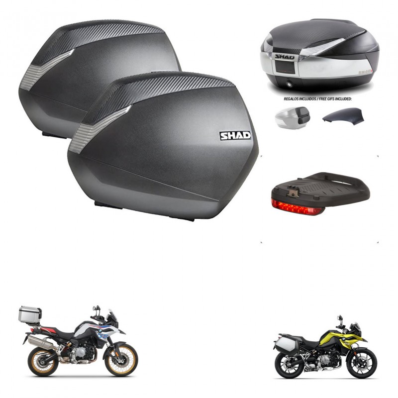 SHAD Trunk SH48 backrest cover + mounting bracket SH36 suitcases accessories KIT-461928