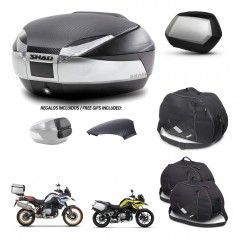 SHAD SH35 PREMIUM suitcases + mounting bracket SH48 trunk backrest cover accessories KIT-461938