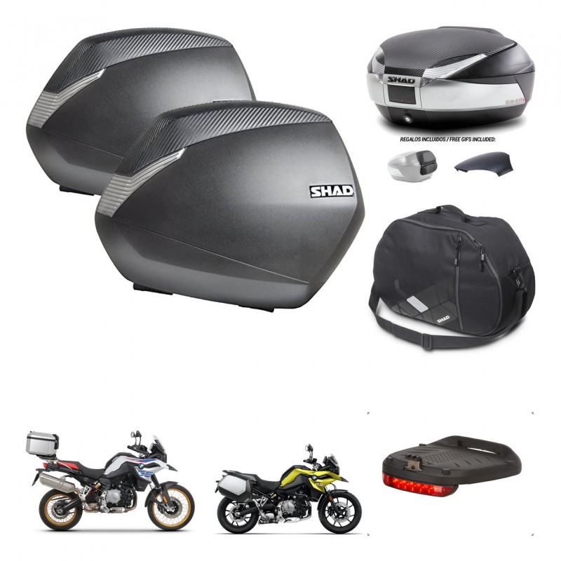 SHAD Trunk SH48 backrest cover + mounting bracket SH36 suitcases accessories KIT-461940